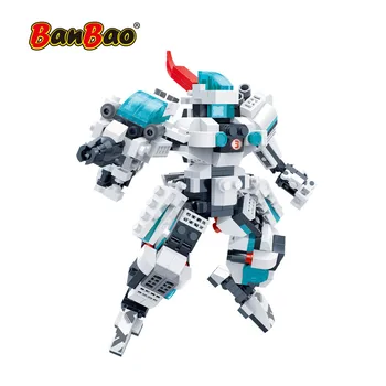 

BanBao Robot Space Craft 2 in 1 Building Blocks Transformer Creative Educational Bricks Model Toys Kids Children Gift 6323