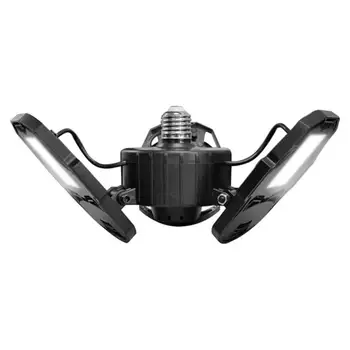 

60W E27 Fan Blade LED Garage Light Deformable Angle Adjustable Ceiling Lamp