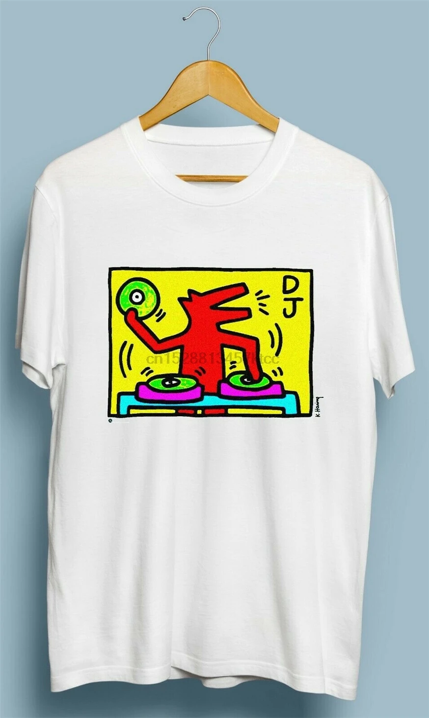 Vintage Keith Haring Dj Screw Rap Hip 