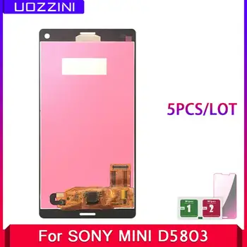 

5 Pcs LCD Display For Sony Xperia Z3 Mini Compact D5803 D5833 LCD Touch Screen Digitizer Replacement For Sony LCD 4.6''