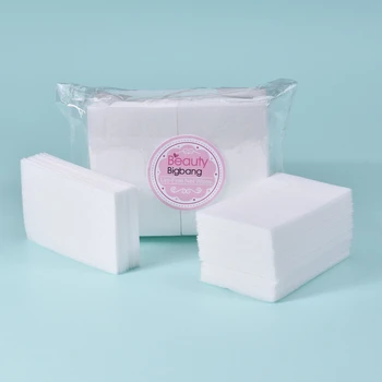 

200PCS 100%Cotton Nail Polish Remover Nail Wipes 38*58MM Bath Manicure Magic Cleaner Wipe White Nail Art Gel Remover