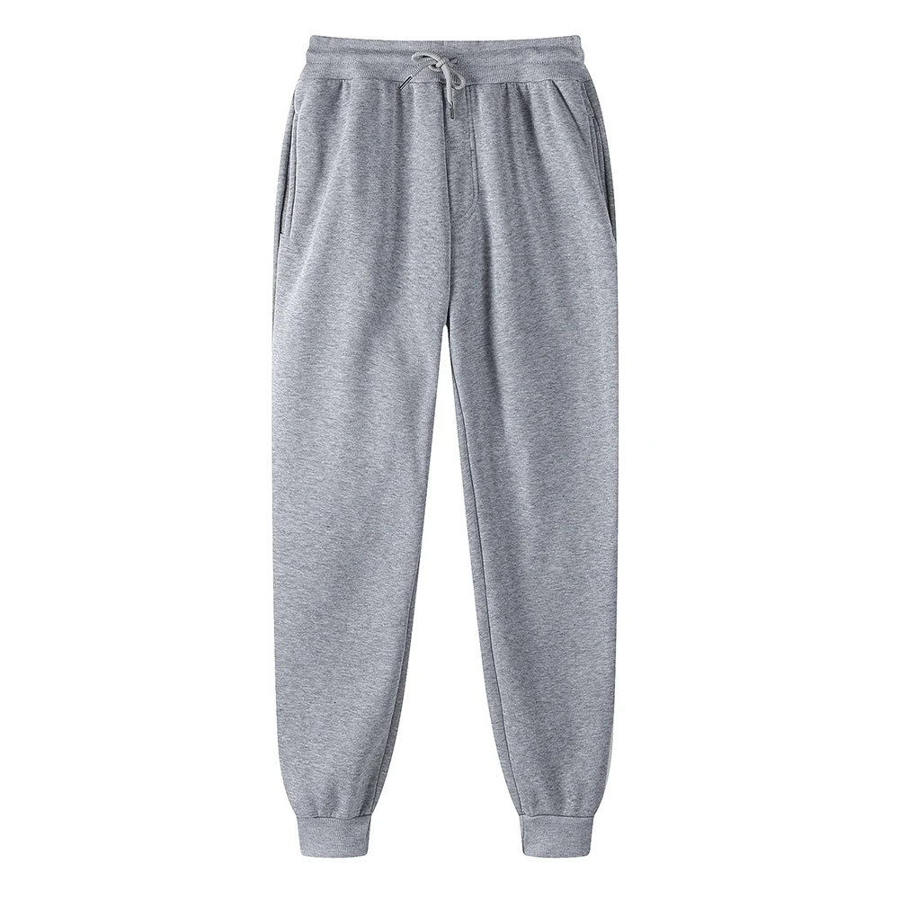 

14 Colors Autumn Winter Soild Color Sweatpants Loose Casual High Waist Elastic Sports Full-Length Pants