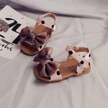 

Fashion children leather sandals toddler soft bottom polka dots girls princess sandals 6M, 9M, 12M, 18M, 2, 3, 4 years