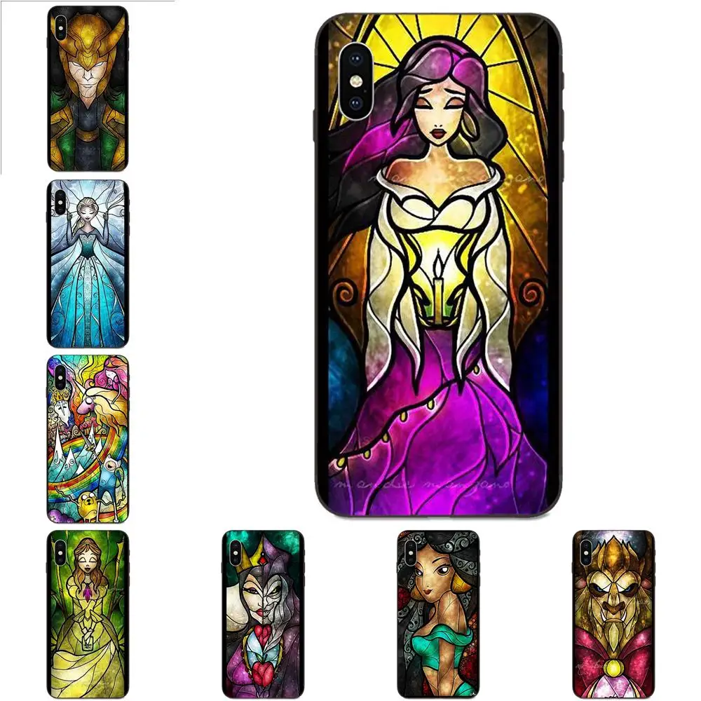 Soft Art Cover Case Stained Glass Character Window Church Princess All For Xiaomi Redmi Mi Note 2 3S 8 9 Lite SE Pro | Мобильные