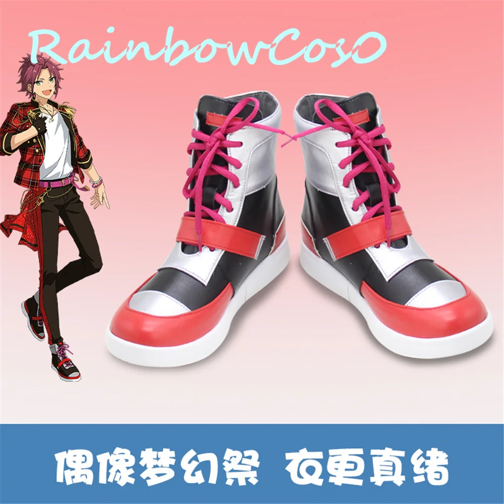 

Ensemble Stars Trickstar Isara Mao Cosplay Shoes Boots Free Ship RainbowCos0 Christmas Game Anime Halloween W1725