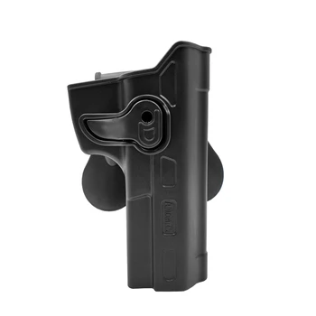 

Amomax Adjustable Tactical Holster for Taurus 92 Taurus 100 - Black Right-handed (Standard only with waist plate