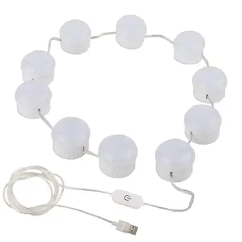 

Led Vanity Mirror Lights Kit With Dimmable Light Bulbs,Lighting Fixture Strip For Makeup Vanity Table Set