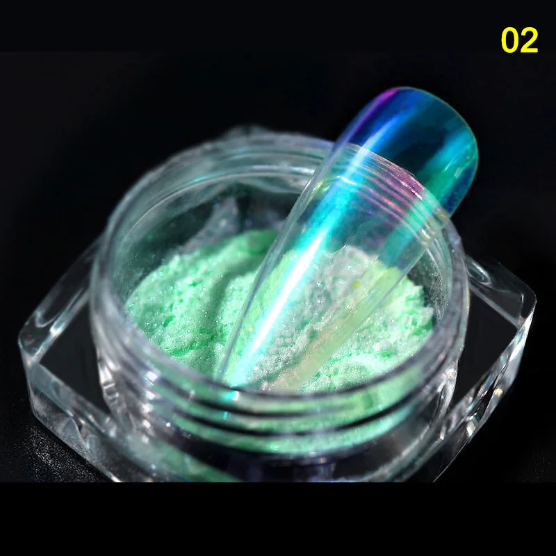 Newly Nude Powder Aurora Powder Symphony Nail Art Manicure Tool for Girls CTN88