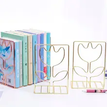 1 пара креативных формочек в форме цветка Подставка для книг органайзер для стола, держатель