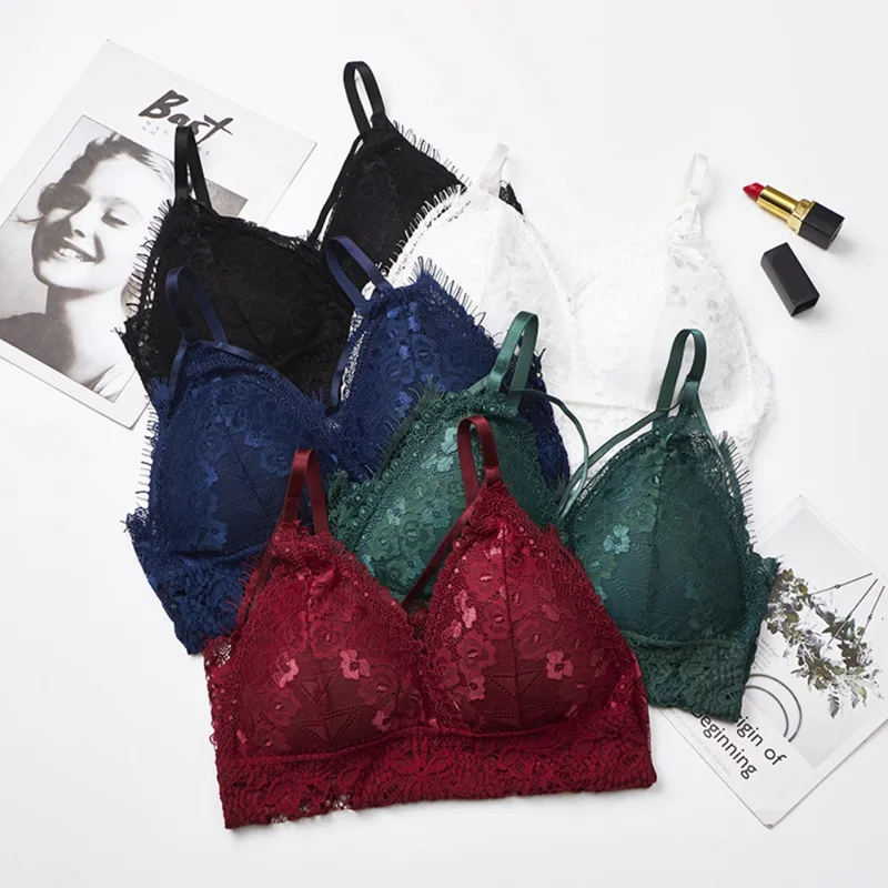 Liva/бесшовный бюстгальтер с рисунком цветов для девочек, женский кружевной топ с вышивкой, сексуальный бюстгальтер, нижнее белье