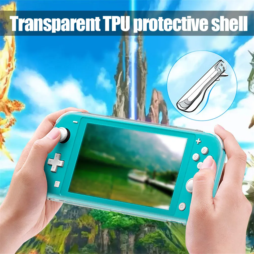 Nintendo Switch Lite Мягкий ТПУ защитный противоударный чехол прозрачный чехол Ulltra Тонкий чехол для nintendo Switch Lite