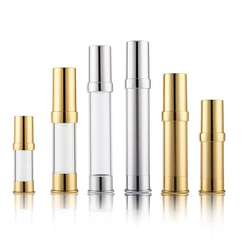

10pcs 15/20/30ml Portable Empty Vacuum Pump Airless Bottles Cosmetic Lotion Bottle Spray Travel Vials Container