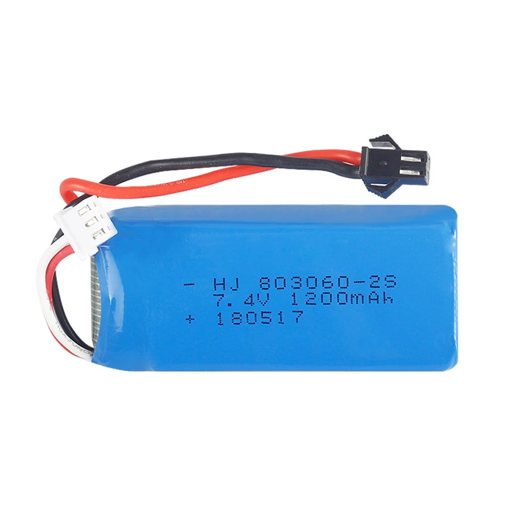 Аккумуляторная батарея Lipo 7 4 в 1200 мАч с разъемом SM для H26 H26C H26W H26D H26HW RC игрушки