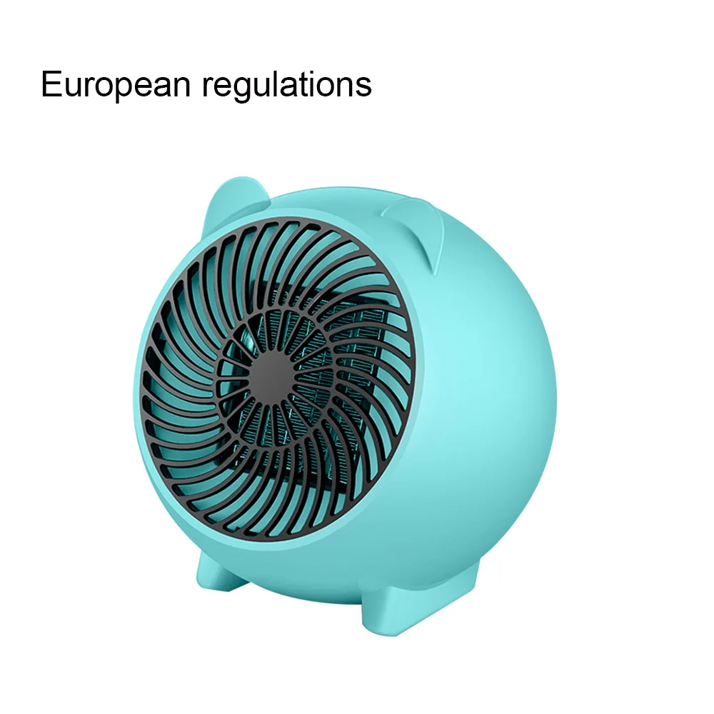 Ceramic Heater Energy Efficient Space Saving Portable Heater Desktop Display Warm Heater for Living Room - Цвет: ES Plug