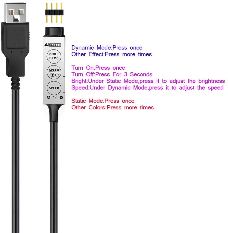 DCOO RGB Светодиодная лента 5050 водонепроницаемая 5 В USB лента с уклоном освещение для телевизора подсветка HD ТВ экран настольный ЖК-монитор для ПК Декор