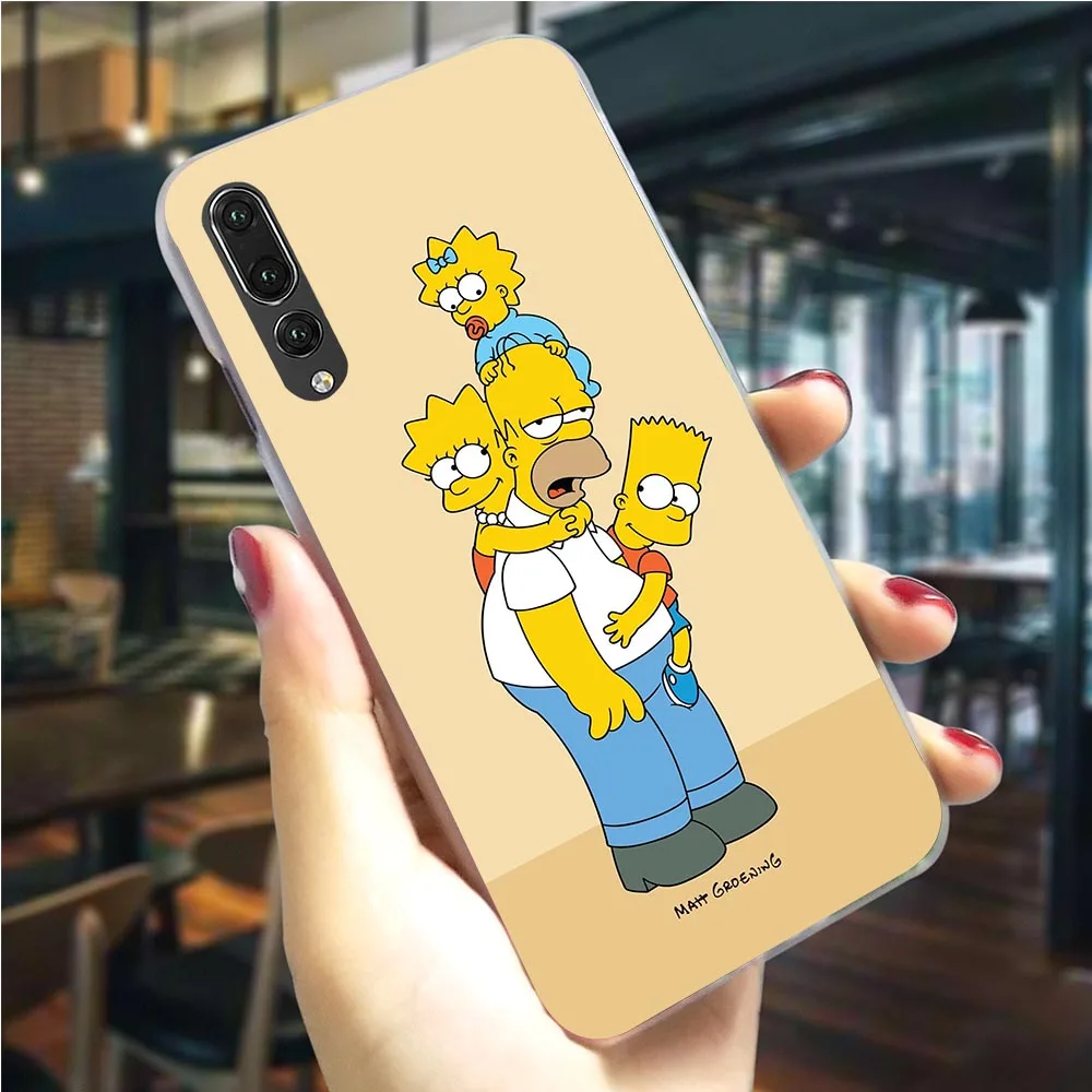 Чехол для телефона huawei mate 20 Cartton The Simpsons Case P9 Lite Mini/ P10 20 30 Lite Pro P Smart Z mate 10 Lite Pro