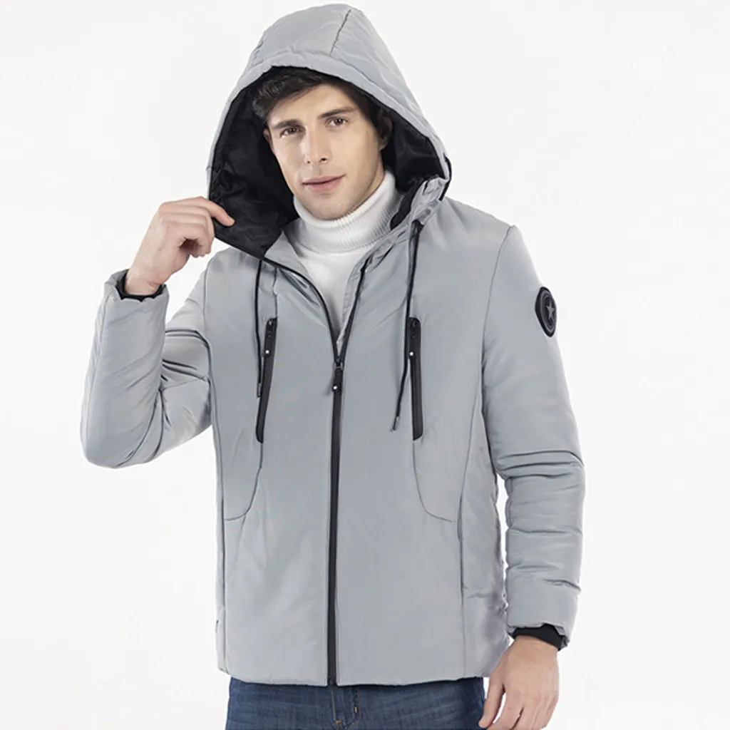 

jaqueta masculino Winter Men's Smart USB Electric Heating Warm Down Cotton Jacket chaqueta hombre casaco masculino