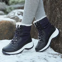 Snow Boots Plush Warm Ankle Boots For Women Winter Shoes Waterproof Boots Women Female Winter Shoes Booties Botas Mujer 1