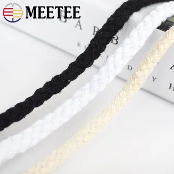 

80Meters 5mm 6mm 7mm 100% Cotton Rope Twisted Cords String Woven Thread DIY Handmade Craft Home Decor Sewing Accessories