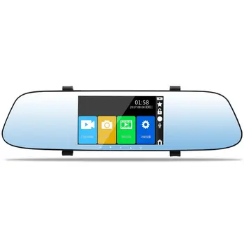 

Driving Recorder Front And Rear Dual Recording Hd 1080P Rearview Mirror With Reversing Image Dvr 1 Set