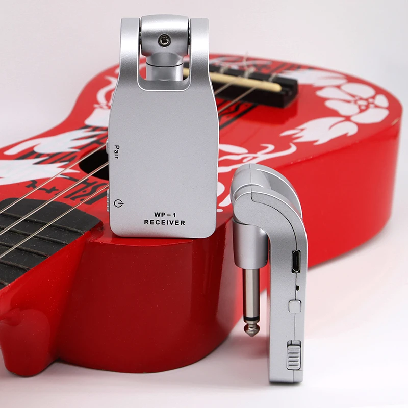 Портативный 2,4 ГГц беспроводной гитарный приемник-передатчик системы цифровой звукосниматель для гитары бас укулеле электрические аксессуары для фортепиано