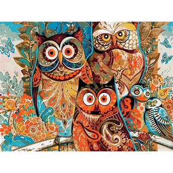 

Paint by Numbers Canvas Scenery Oil Painting Poster 50x40cm Colorful Posters and Prints Unfinished Craft Home Decoration DIY