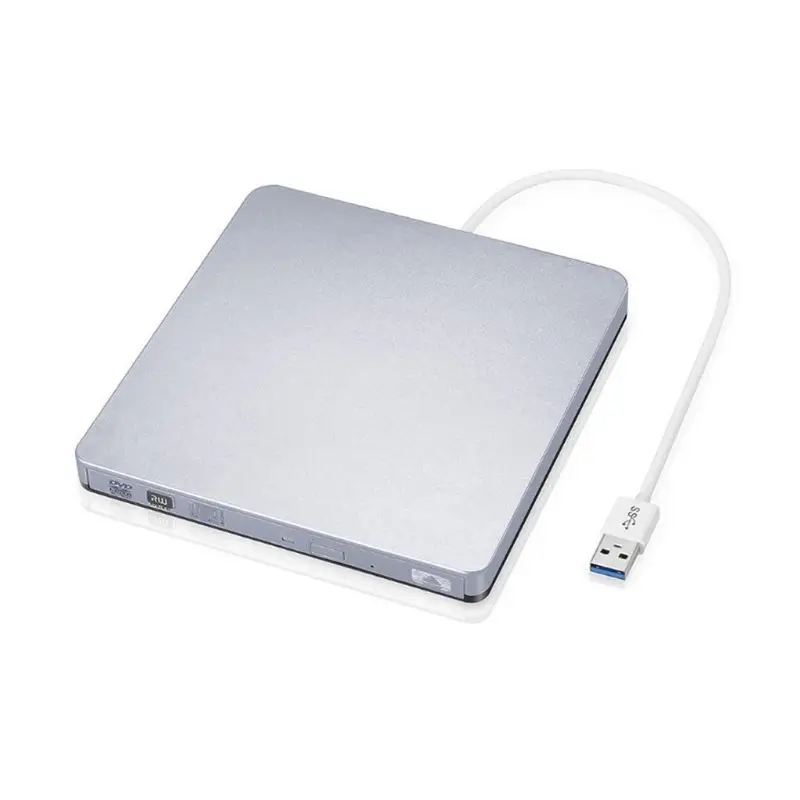 Внешний тонкий USB 3,0 DVD горелки DVD-RW VC D C D RW горелки Привод Superdrive портативный