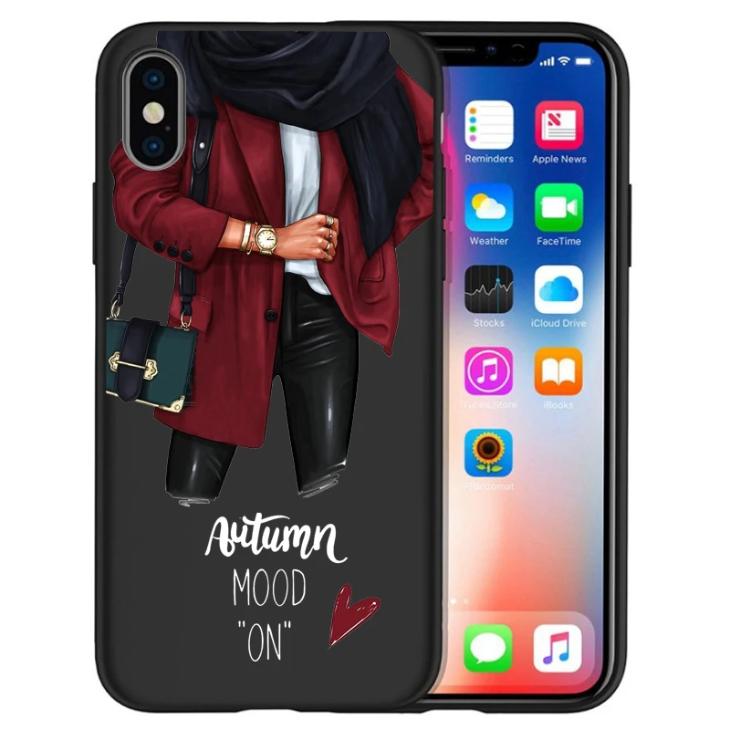 08 Модный чехол для телефона для девочек iPhone 11 11 Pro Max 5 5S 6 6S 7 8 Plus X XS Max XR для Capa iPhone 8 Case Etui - Цвет: 08