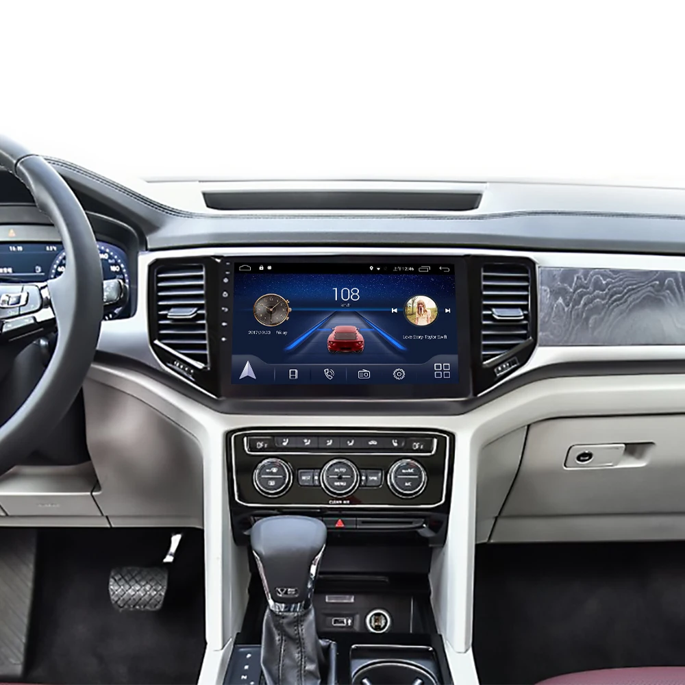 4G Lte Android 9,0 мультимедийная навигационная система для Volkswagen VW Teramont- лет автомобильный dvd-плеер Подушка подголовник радио