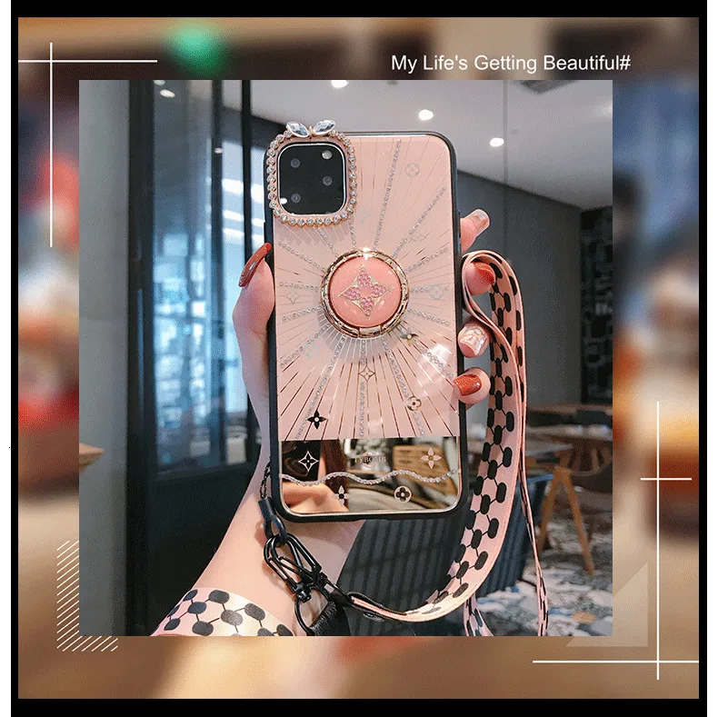 Для Iphone11 ручная оболочка Xs Woman Fund 11pro зеркальная Лапша для iPhone Защита от падения личность силикагель для huaweip20/p30/por