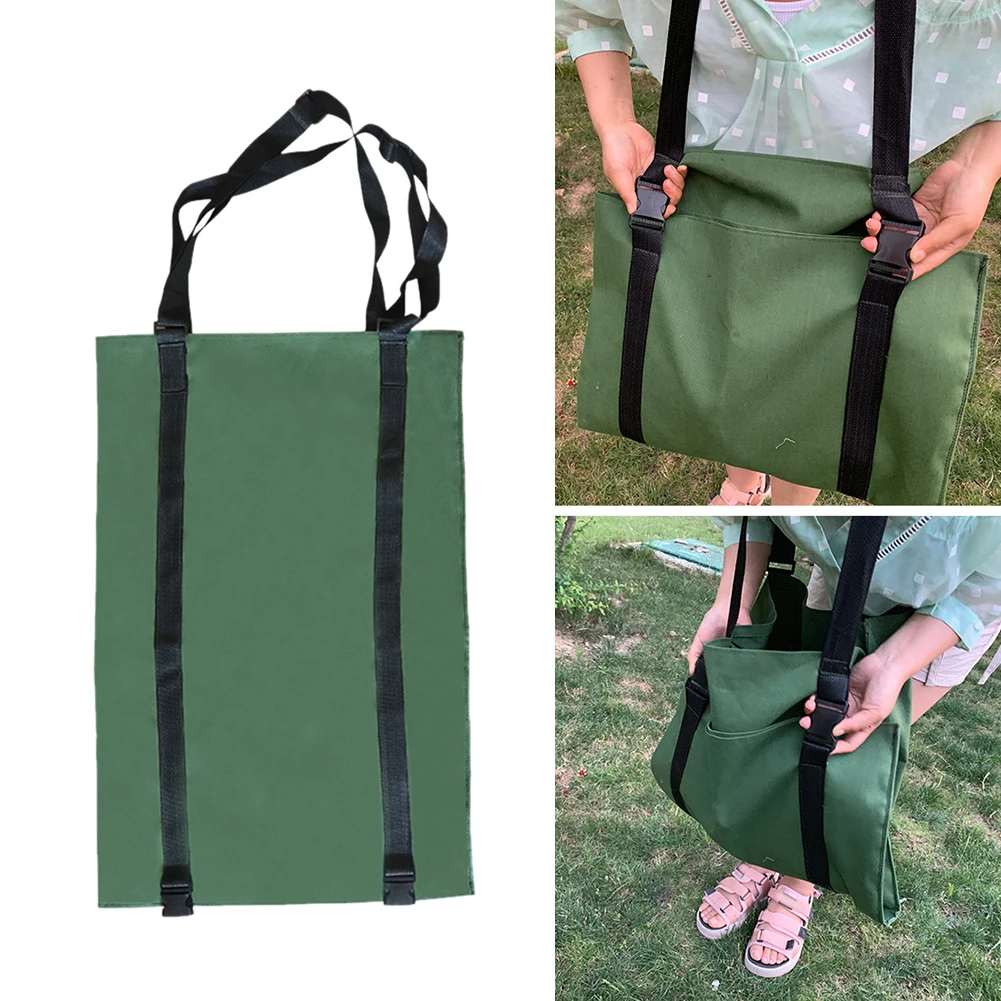 Agricultural Tool Corn Strong Bearing Picking Bag Farmer Green Horticulture Accessories Canvas Fruit Storage Adjustable Strap