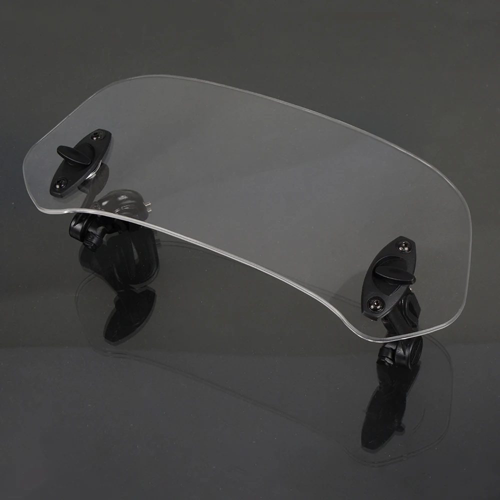 Motorcycle windshield extension bracket Adjustable Clip On Spoiler Windscreen For SUZUKI V-Strom V-STROM 650 DL GSX-R gsxr | Автомобили и