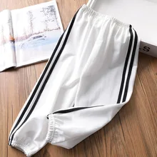 Korean-style Small CHILDREN'S Clothing Men And Women Child Baby Anti Mosquito Pants Summer New Style Children Side Bar Lant