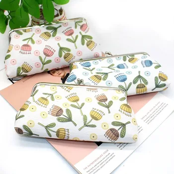 

eTya Floral Fashion Women Cosmetic Bag Travel Make Up Bags Large Size Neceser Toiletry Organizer Case Clutch Tote Reto Pouch