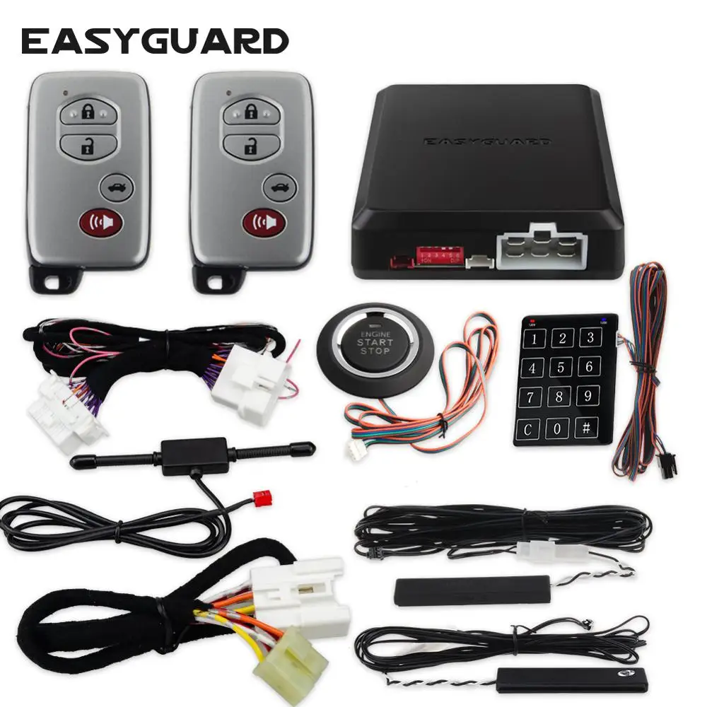 EASYGUARD plug and play комплект шин подходит для toyota без ключа запуска остановки