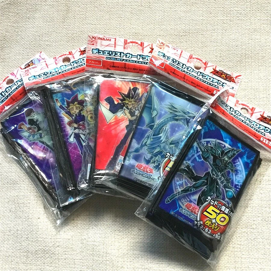 100pcs/lot 63x90mm Board Games Anime Image Card Sleeves For Japanese Cards  Protector Holder For Yu-gi-oh Cards - Board Game - AliExpress