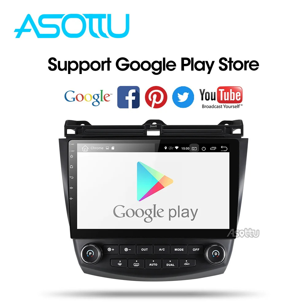 Asottu android 8 1 автомобильный dvd для Honda Accord 7 2003 2007 Радио Видео плеер gps Навигация