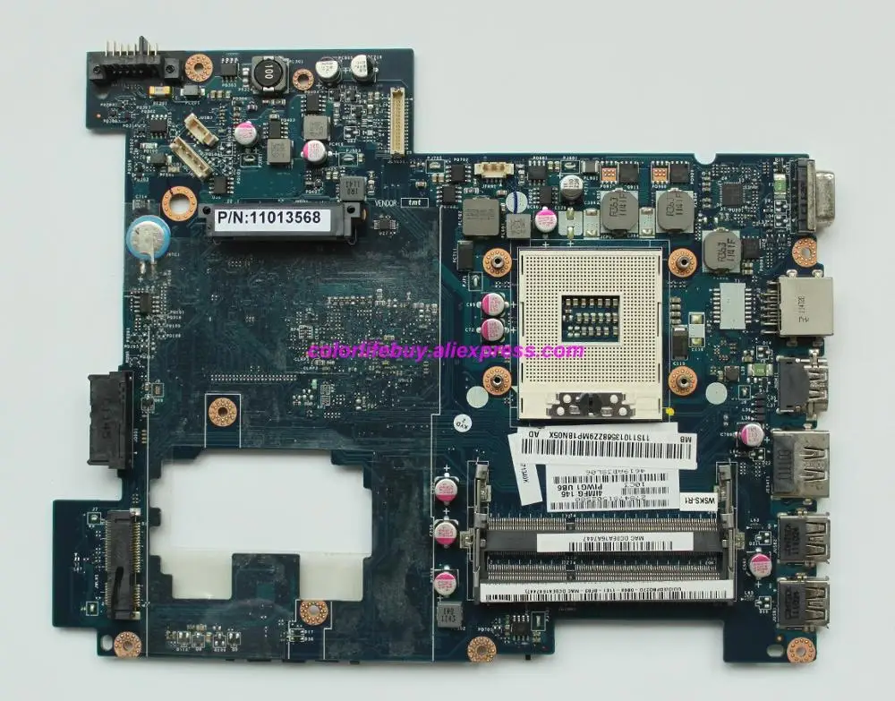 Genuine 11S11013568 11013568 PIWG1 LA-6759P Laptop Motherboard Mainboard for Lenovo G470 Notebook PC