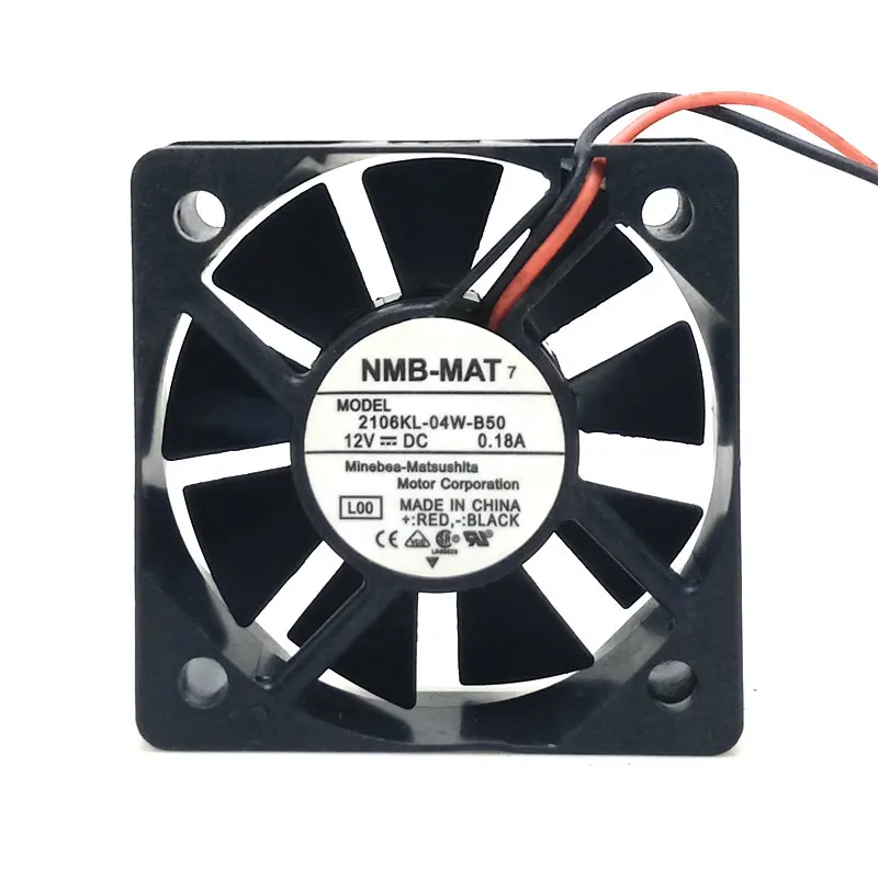 Оригинальный Для NMB 5 см 2106KL 04W B50 50x50x15 мм DC12V 0.18A 2 линии Вентилятор охлаждения| |