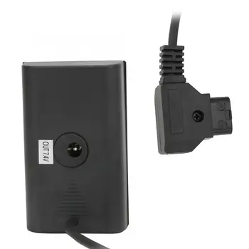 

High Quality F550 Black Plastic Half Decode Dummy Battery to D-tap Connector for Video Light Photography Lamp Monitor