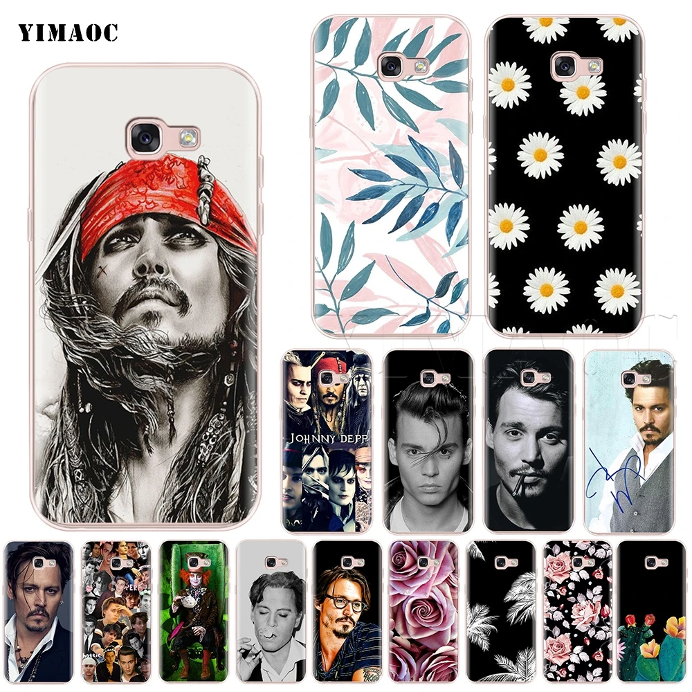 YIMAOC чехол Джонни Депп для Samsung Galaxy A2 J4 J6 J7 J8 Core Duo Plus Prime A20E A70S | Мобильные телефоны и