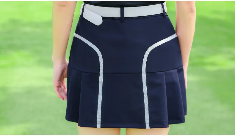 Pgm Golf короткая трапециевидная юбка костюмы женские рубашки с длинным рукавом облегающие эластичные комплекты одежды для гольфа ТЕННИСНАЯ СПОРТИВНАЯ Одежда Горячая Распродажа