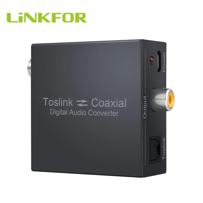 LiNKFOR Bi derectional Swither SPDIF коаксиальный и Toslink оптический сплиттер цифровой аудио