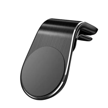 

Car Phone Holder Mini Ventilation Hole Clip Fixing Magnet Mobile Metal Magnetic for auto Accessories Smart telephone