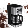 Drip Coffee Maker Black Keep Warm Function Coffeemaker Coffee Machine for Home Cappuccino Espresso Office 4