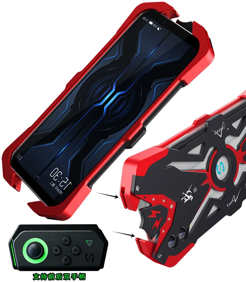 Для Xiaomi Black Shark для удостоверения личности-2 Zimon металлический чехол для телефона для Xiaomi Black Shark 2 Pro задняя крышка корпуса