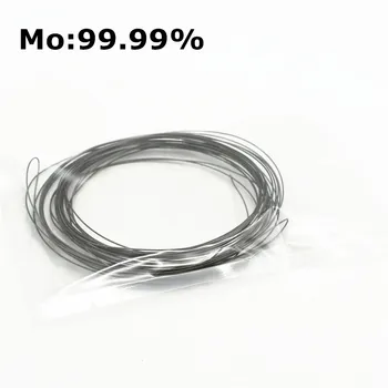 

Molybdenum Mo Wire 99.99% 4N High Purity for Research and Development Element Metal Diameter 0.05 0.08 1.0mm Length 1/2 Meter