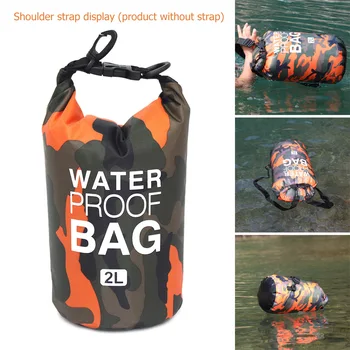

2L Chic Outdoor Camouflage Waterproof Classic Texture Creative Design Portable Rafting Diving Bags Swimming Pouch