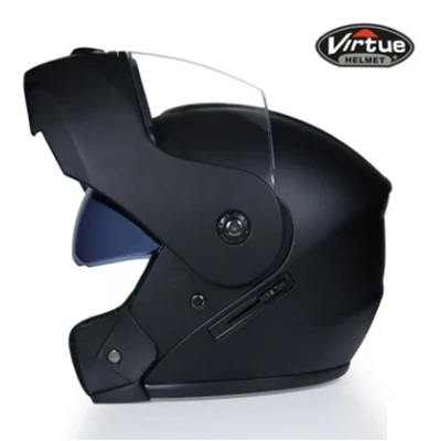 Matte Black C Мотоцикл взрослых Мотокросс по бездорожью шлем ATV Байк горные MTB DH гоночный шлем кросс шлем емкости - Цвет: Matte Black C