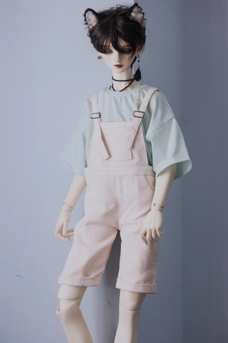 Аксессуары для кукол BJD подходят для 1/3 1/4 MSD Uncle size милые розовые подтяжки в студенческом стиле с простыми милыми кукольными аксессуарами